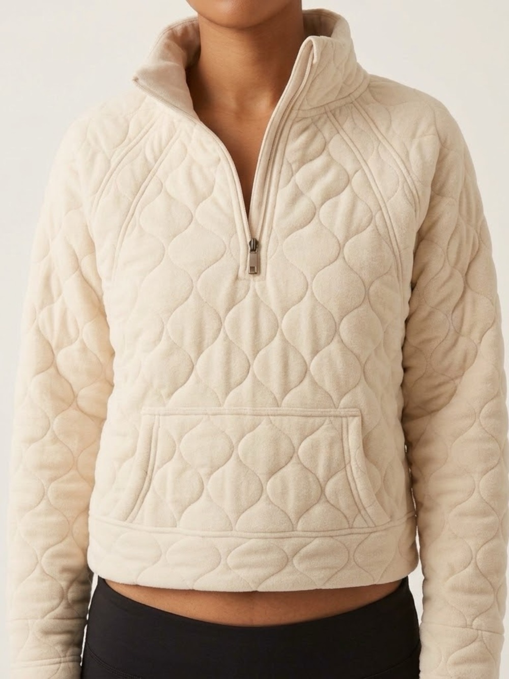 Avalanche Women’s Quilted Half-Zip Sweatshirt